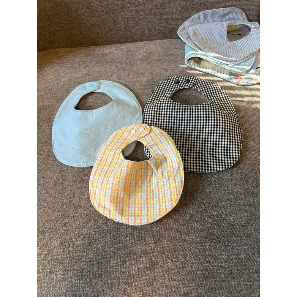 Handmade Baby Bibs and Burp Cloths Set NWOT